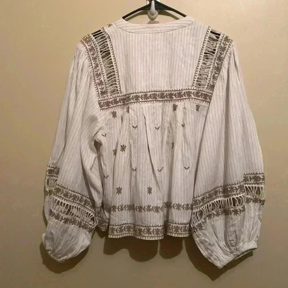 Free People All Roads Lead To You Blouse - Picture 4 of 7